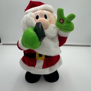 Gemmy Selfie Santa Plush 11 inch Santa Taking Selfie Christmas Holiday Decor